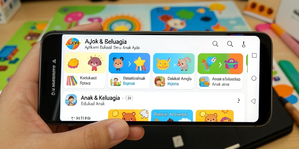 Tampilan antarmuka AJO89 yang interaktif dan edukatif.