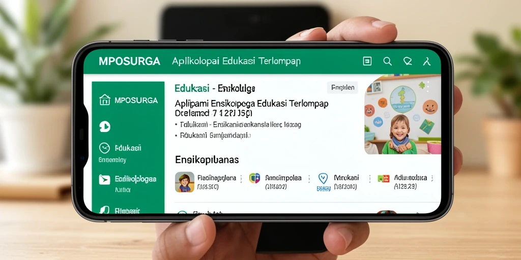 Antarmuka aplikasi MPOSURGA yang informatif dan menarik.
